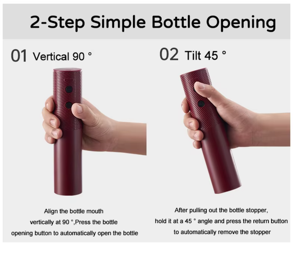 Automatic Electric Wine Bottle Opener Rechargeable