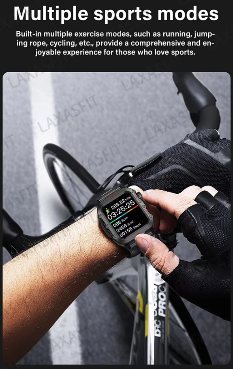 Smart Watch – Bluetooth Calls, Fitness & Health Tracker