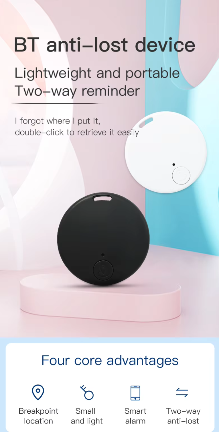 Mini GPS Tracker Bluetooth 5.0 Anti-Lost Device