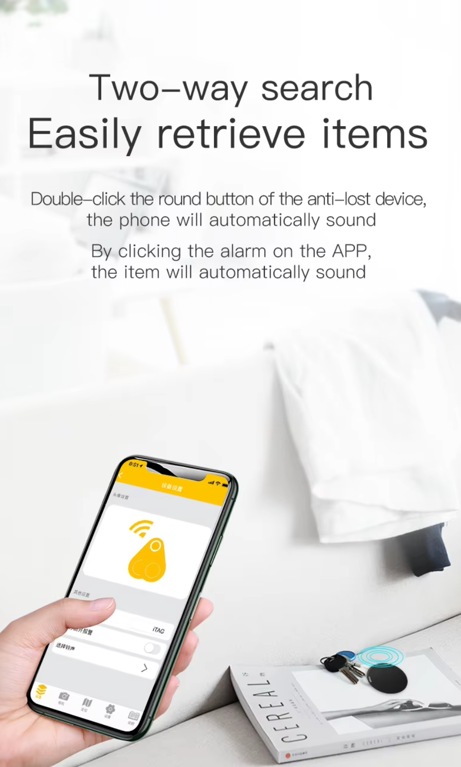 Mini GPS Tracker Bluetooth 5.0 Anti-Lost Device