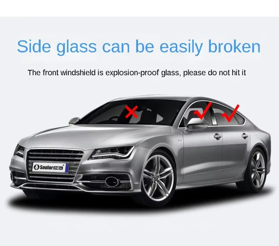 Car Emergency Escape Tool – Window Breaker, Seat Belt Cutter, Whistle