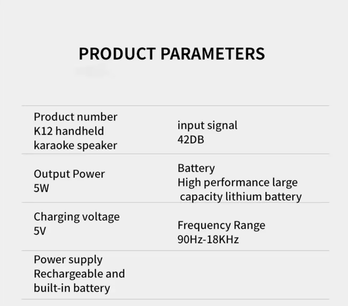 Ultimate GlowBeat Karaoke Machine – Bluetooth 5.3 Mini Party Speaker with Wireless Mic & LED Lights