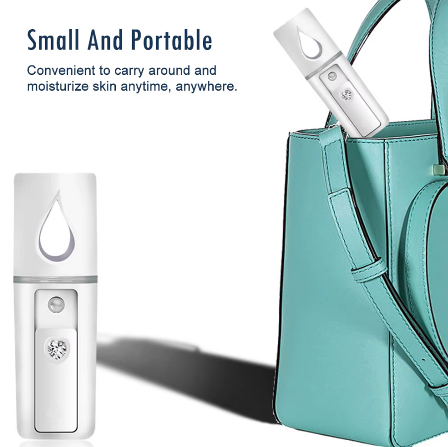 Nano Facial Steamer – Mini Portable Hydration Sprayer for Skin Moisturizing & Makeup Refresh