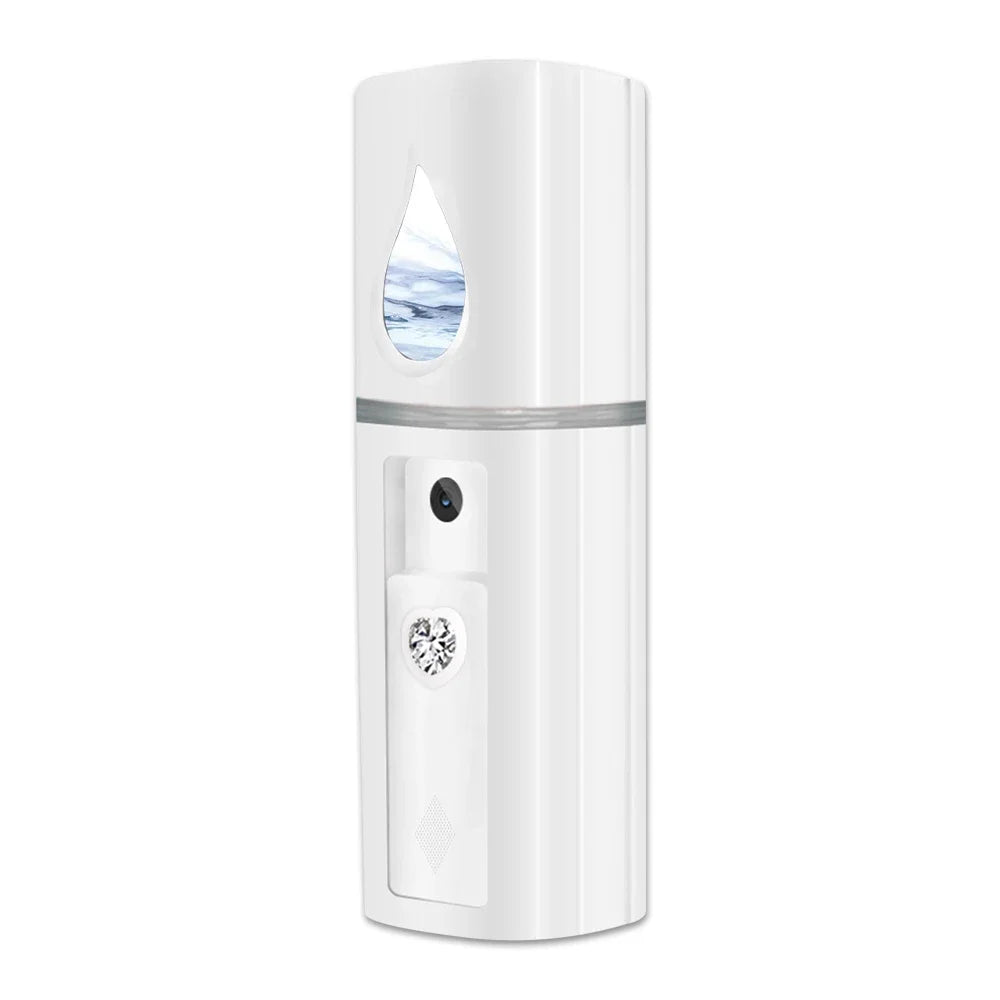 Nano Spray Facial Steamer Mini Handheld Portable Mist Sprayer Water Replenishment Instrument Hydration Humidifier Skin Care Tool