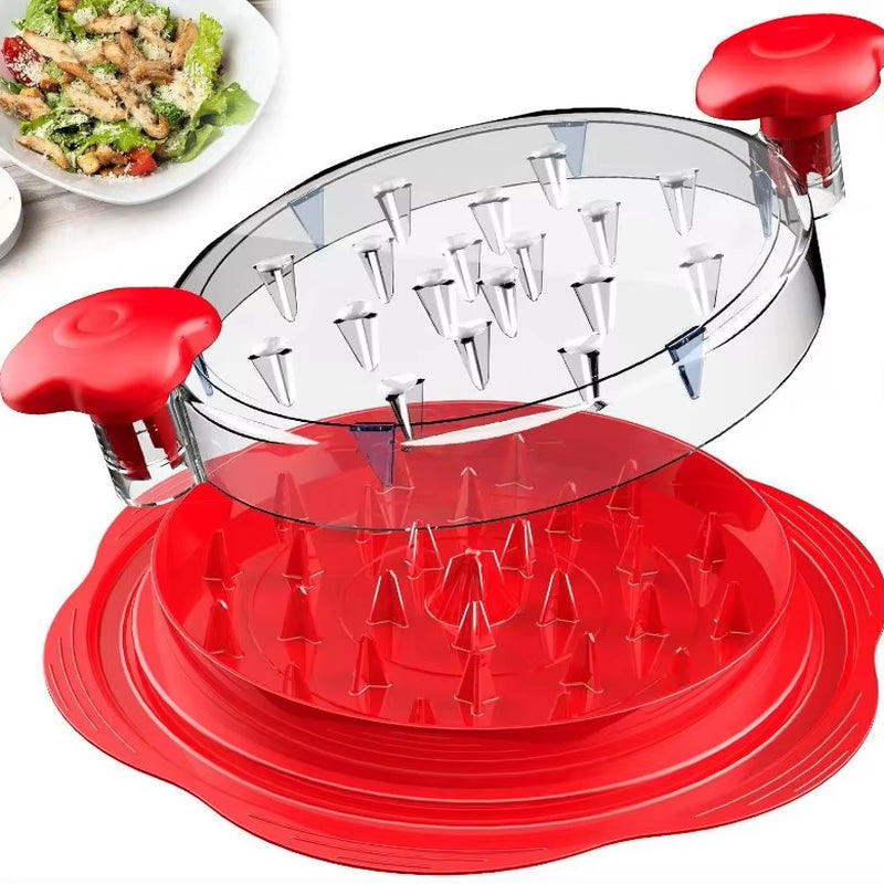 Chicken Shredder Tool Meat Breast Shredding Separation Mincing Grinder Machine with Lid for Shredding Chicken Pork Beef