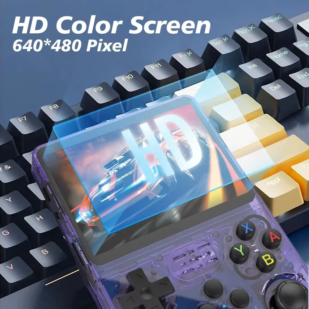 R36S Retro Handheld Video Game Console Linux System 3.5 Inch IPS Screen Portable Pocket Video Game Player