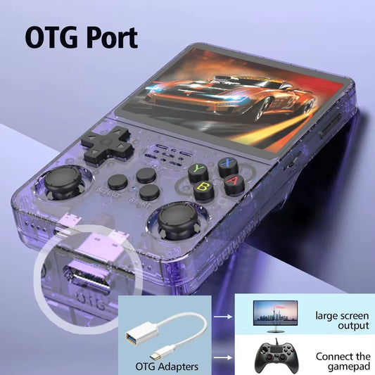R36S Retro Handheld Video Game Console Linux System 3.5 Inch IPS Screen Portable Pocket Video Game Player