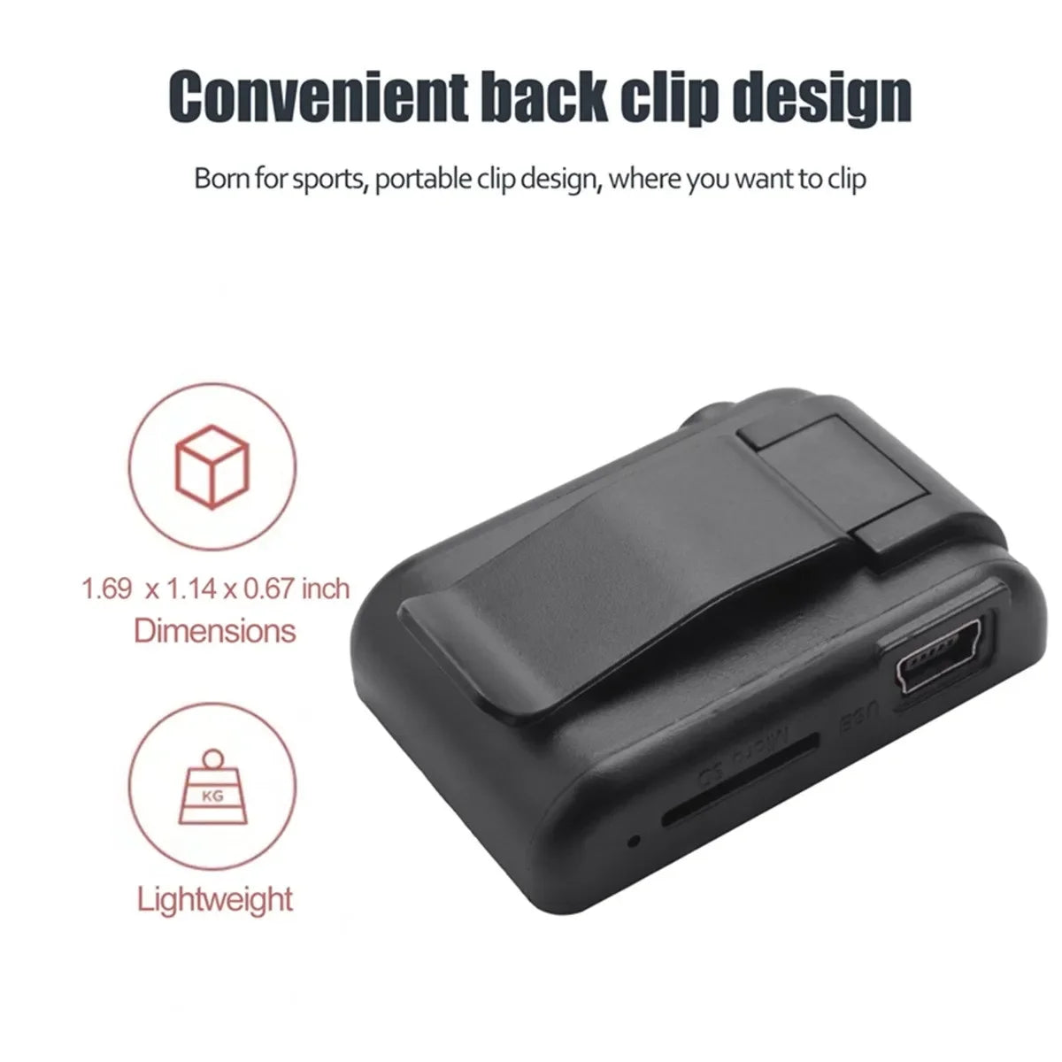 C Key Portable Mini Clip USB MP3 Player Walkman Music Media Player Support Micro SD TF Card Fashion Hifi MP3 for Outdoor Sports