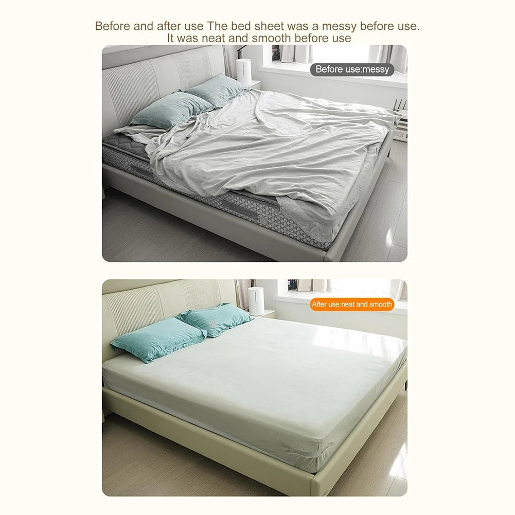 4Pcs Heavy Duty Bedsheet Corner Tightener Clips High-Quality Materials Durable and Reliable Bed Sheet Grippers for Protectors