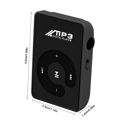 C Key Portable Mini Clip USB MP3 Player Walkman Music Media Player Support Micro SD TF Card Fashion Hifi MP3 for Outdoor Sports