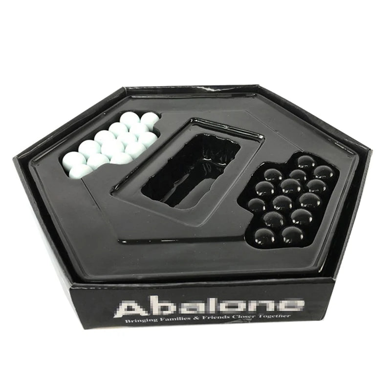 Abalone Table Games Portable Chess Set Family Board Game for Children Kids