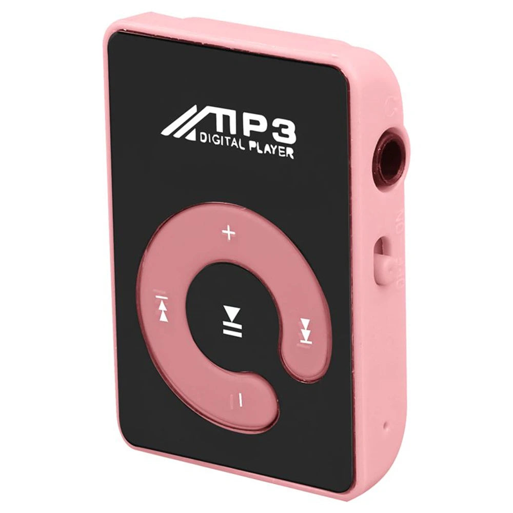 C Key Portable Mini Clip USB MP3 Player Walkman Music Media Player Support Micro SD TF Card Fashion Hifi MP3 for Outdoor Sports