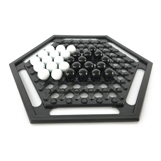 Abalone Table Games Portable Chess Set Family Board Game for Children Kids