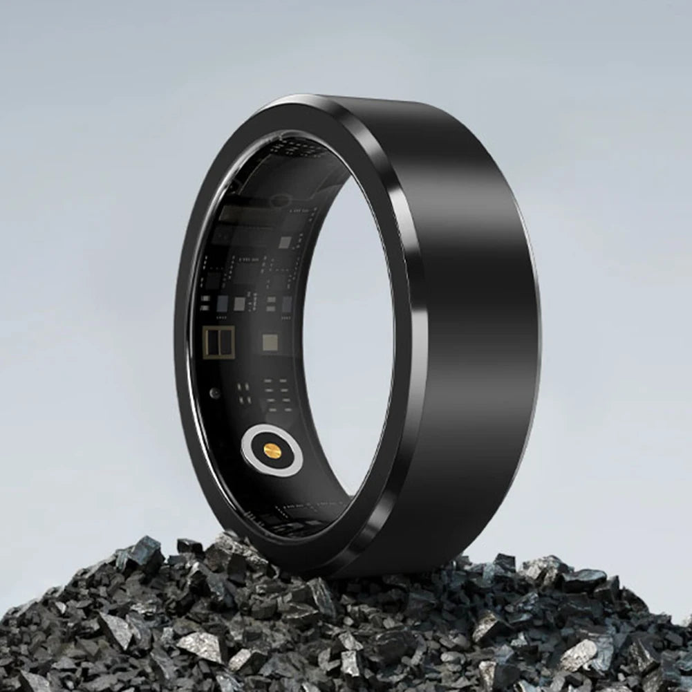 Smart Ring Waterproof Sport Intelligent Health Ring Health Monitor Activity & Sleep Tracker for Men Women for Android Ios