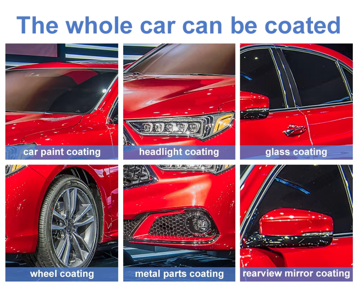 Car Ceramic Nano Coating Spray – Super Hydrophobic & High Gloss Protection