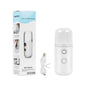 Nano Spray Facial Steamer Mini Handheld Portable Mist Sprayer Water Replenishment Instrument Hydration Humidifier Skin Care Tool