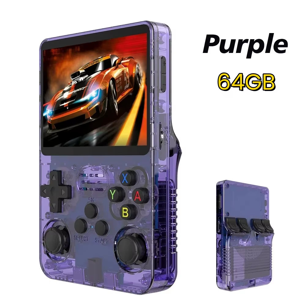 R36S Retro Handheld Video Game Console Linux System 3.5 Inch IPS Screen Portable Pocket Video Game Player