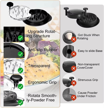 Chicken Shredder Tool Meat Breast Shredding Separation Mincing Grinder Machine with Lid for Shredding Chicken Pork Beef